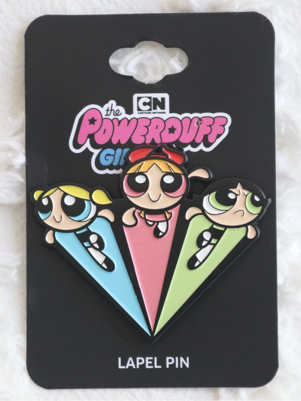 The Powerpuff Girls Blossom Bubbles & Buttercup Cartoon Sisters Enamel Lapel Pin